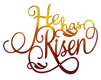 Multicolor - He Has Risen Wall Art