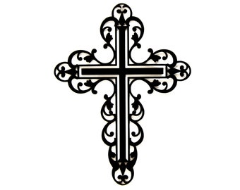 Ornate Cross Wall Art