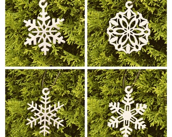 Christmas Blizzard Ornament Set (Set of 4)