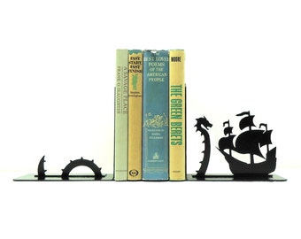 Sea Serpent Bookends