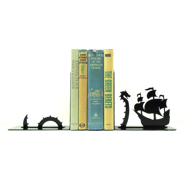 Sea Serpent Bookends