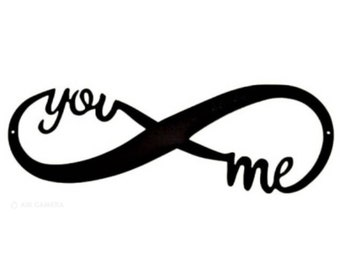 Infinity Loop You & Me Wall Art