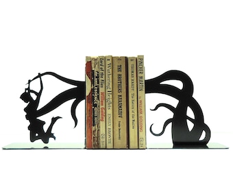 Tentacle Attack Bookends