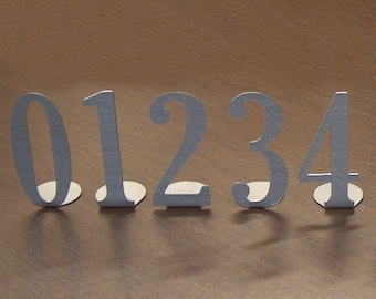 Metal Table Numbers- Single Digit