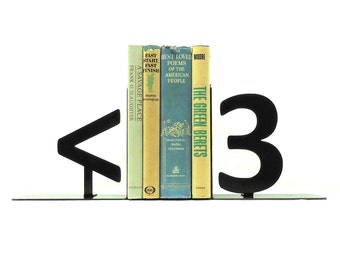 Geek Heart Bookends