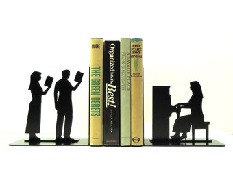 Piano Player Bookends