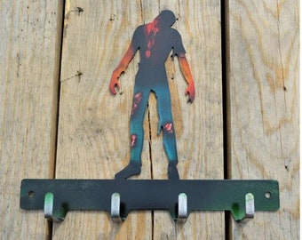 Custom Candy Painted Zombie Key Rack