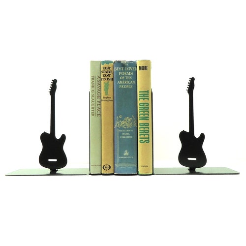 Acoustic Guitar Bookends Etsy