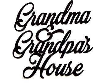 Grandma & Grandpa's House Wall Art