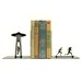 UFO Abduction Bookends 