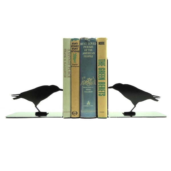 Raven Bookends