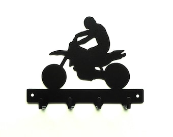 Dirt Bike Key Rack