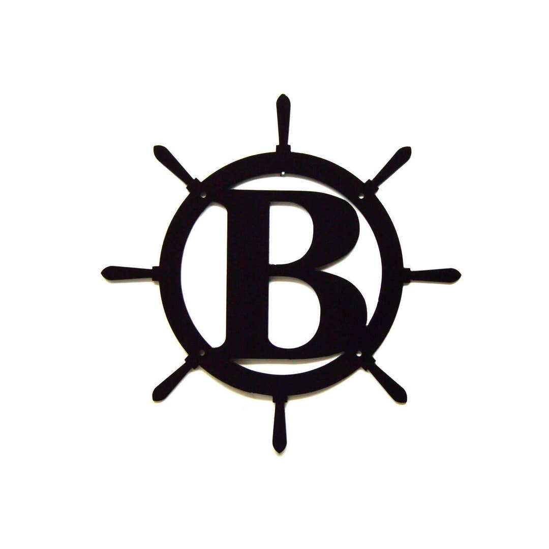 Personalized Ship Helm Wall Art Etsy