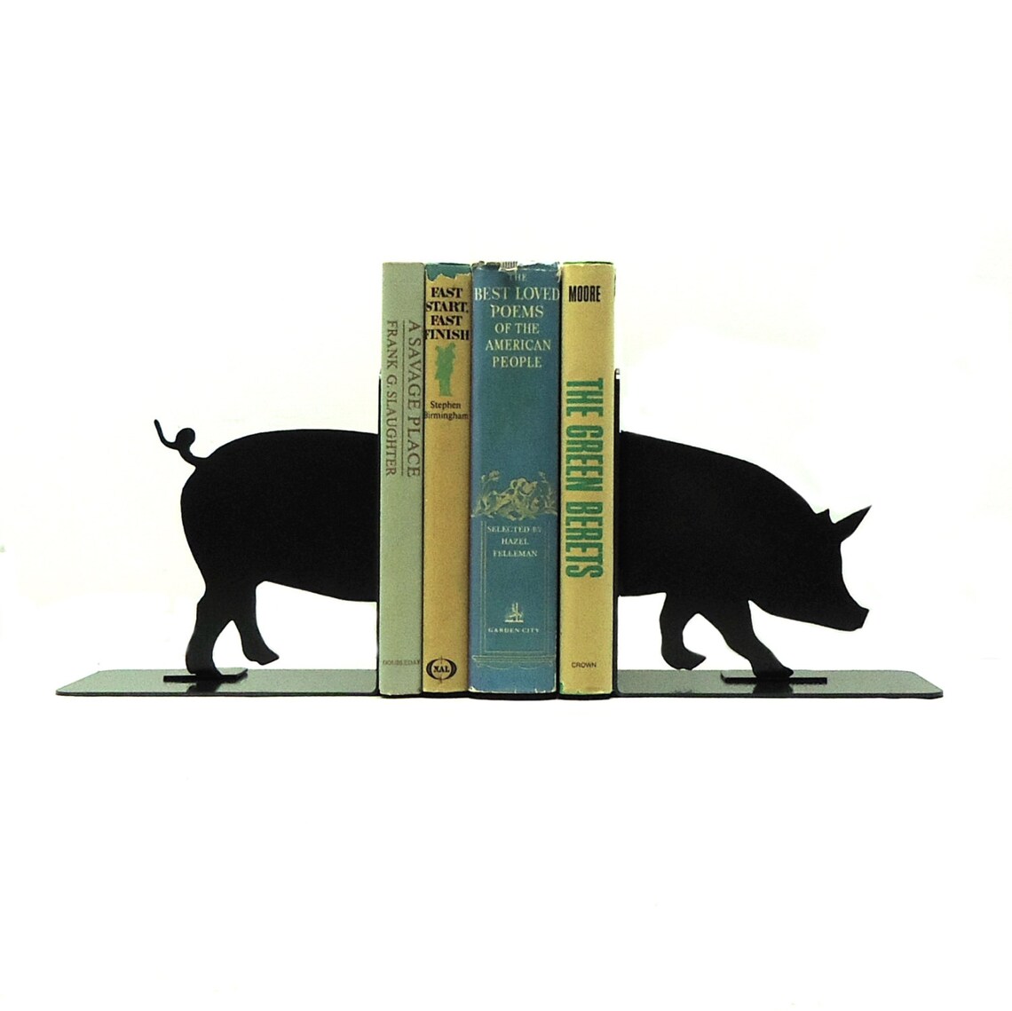 Pig Bookends Etsy
