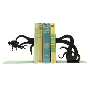 Scuba Diver Tentacle Attack Bookends