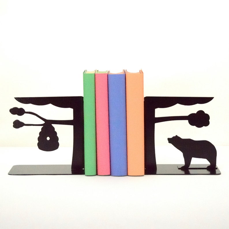 Beehive & Bear Bookends image 1