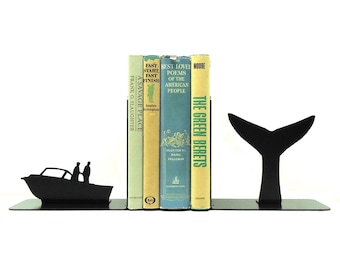 Whale Tail Bookends