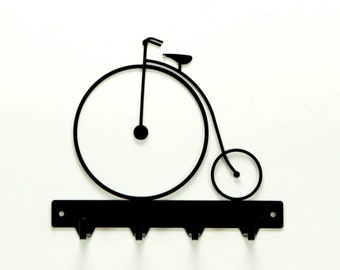 Antique Bicycle Key Rack