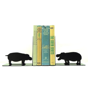 Hippo Bookends image 1