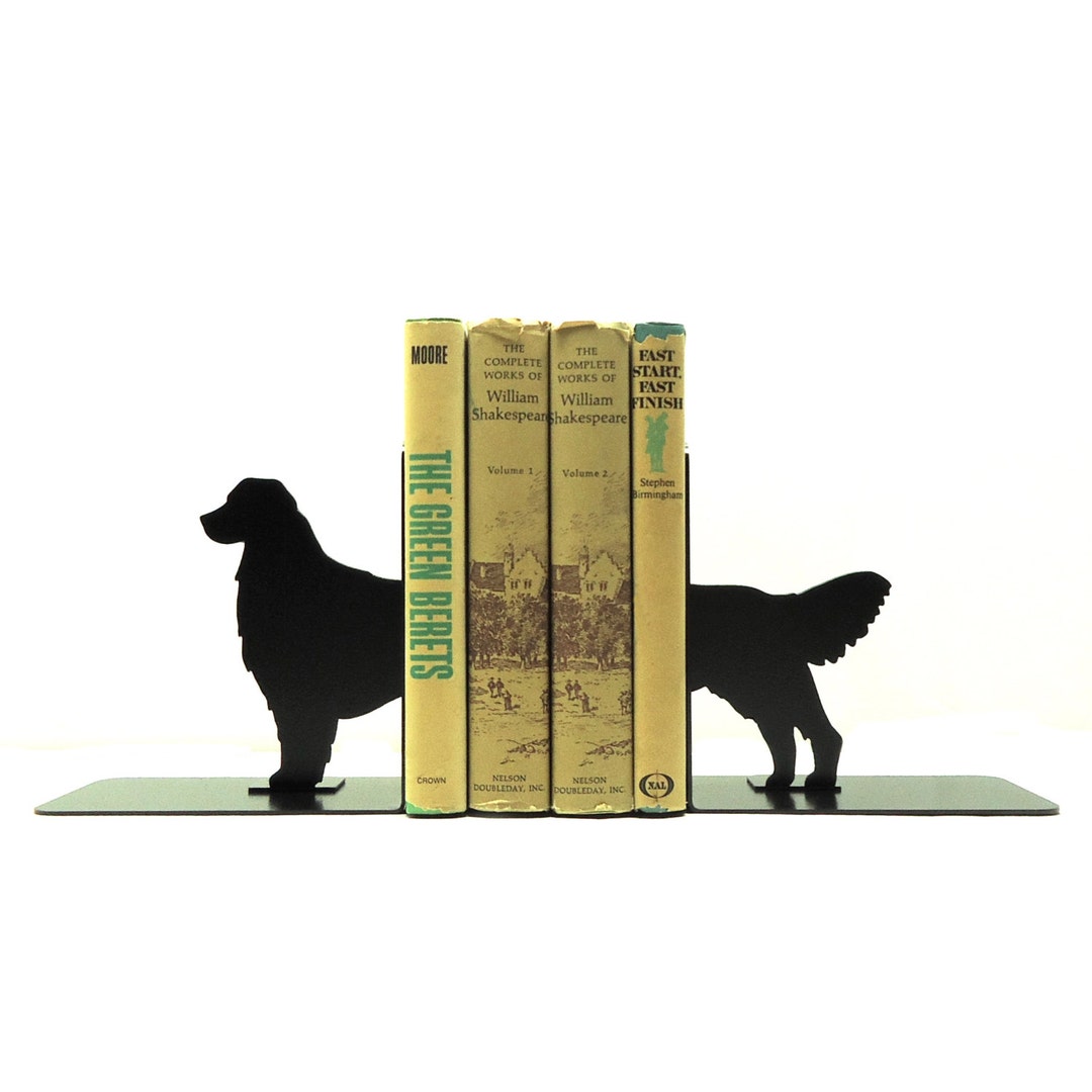 Golden Retriever Bookends Etsy