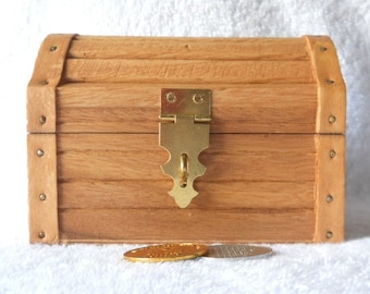 Wooden Treasure Chest - Medium