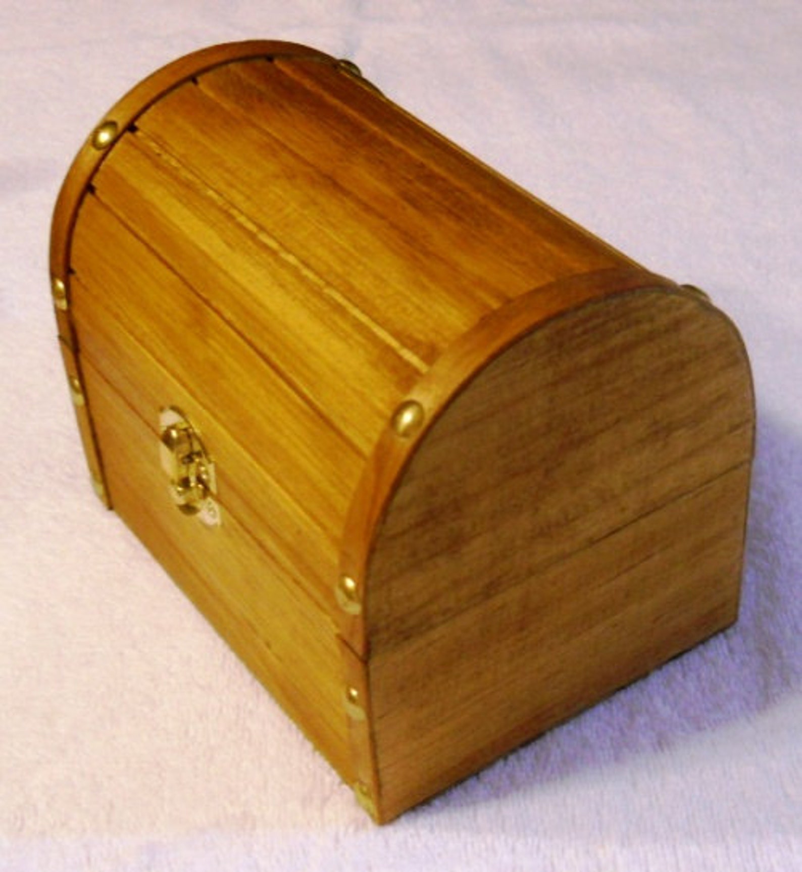 Wooden Treasure Chest Large Etsy