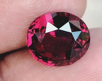 Natural Rhodolite Garnet 5.45 ct | Untreated Ceylon Loose Gemstone | Sri Lanka