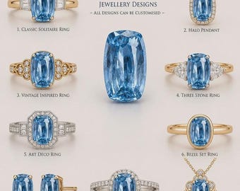 Natural Pastel Blue Sapphire 1.95 ct | Unheated Ceylon Loose Gemstone
