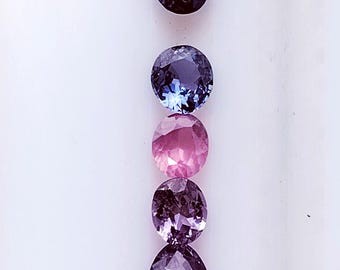 6.90 ct Natural Spinel Lot | Multicolour Mixed Cut Sri Lankan Gemstones