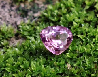 Natural Purplish Pink Spinel 0.66 ct | Heart Cut Unheated Ceylon Gemstone