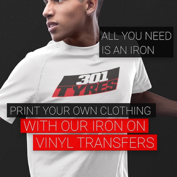 Iron-On Transfers, Vinyl Transfer For Shirts, Iron On Logo, Iron On Sponsor, Add Logo To Shirt, Create Your Own Kit, 5-a-Side Kit CAi