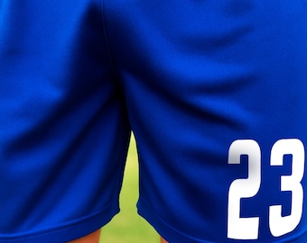 Custom Iron On Football Number Transfers | DTF Vinyl Team Kit