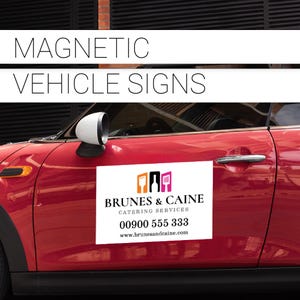 Magnetic Vehicle Signs, Promote Your Business, Custom Magnetic Signs for business, Car Magnets
