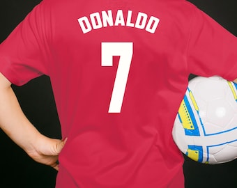 Custom Football Shirt Name Number Iron On Transfer | Heat Transfer Letters Kits