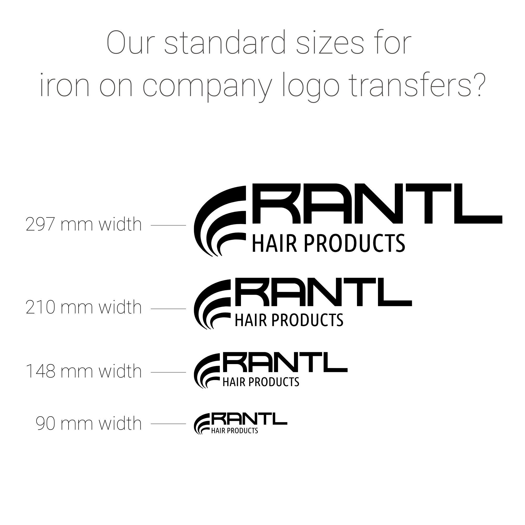 Iron-on Logos for Businesses Brand Promotion Transfers Iron on Company Logo  Transfer for Clothing Create Your Own Custom Clothing 