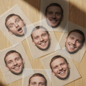 Custom Face Iron-On T-Shirt Transfer: Hen Party Gift