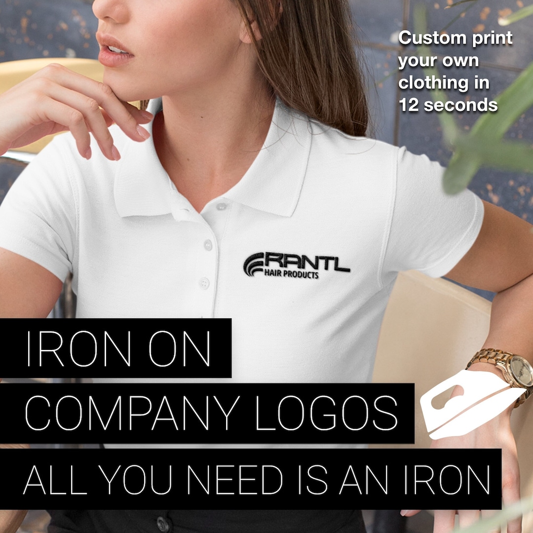 Custom Logo Iron-on Send Your Logo: We Will Do It Iron-on Badge Brand Logo  Iron On, Company Logo Iron On, Company Logo Bulk Iron-on 