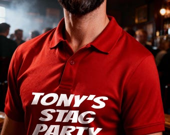 Iron On Stag Party Transfers Custom T Shirt Text Personalised Heat Transfer