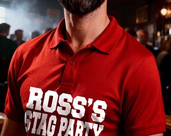 Custom Iron On T Shirt Transfer for Stag Party Group Clothing