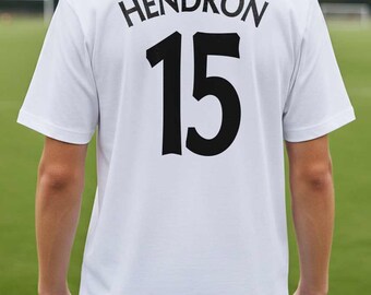 Personalised Football T-Shirt Custom Name & Number