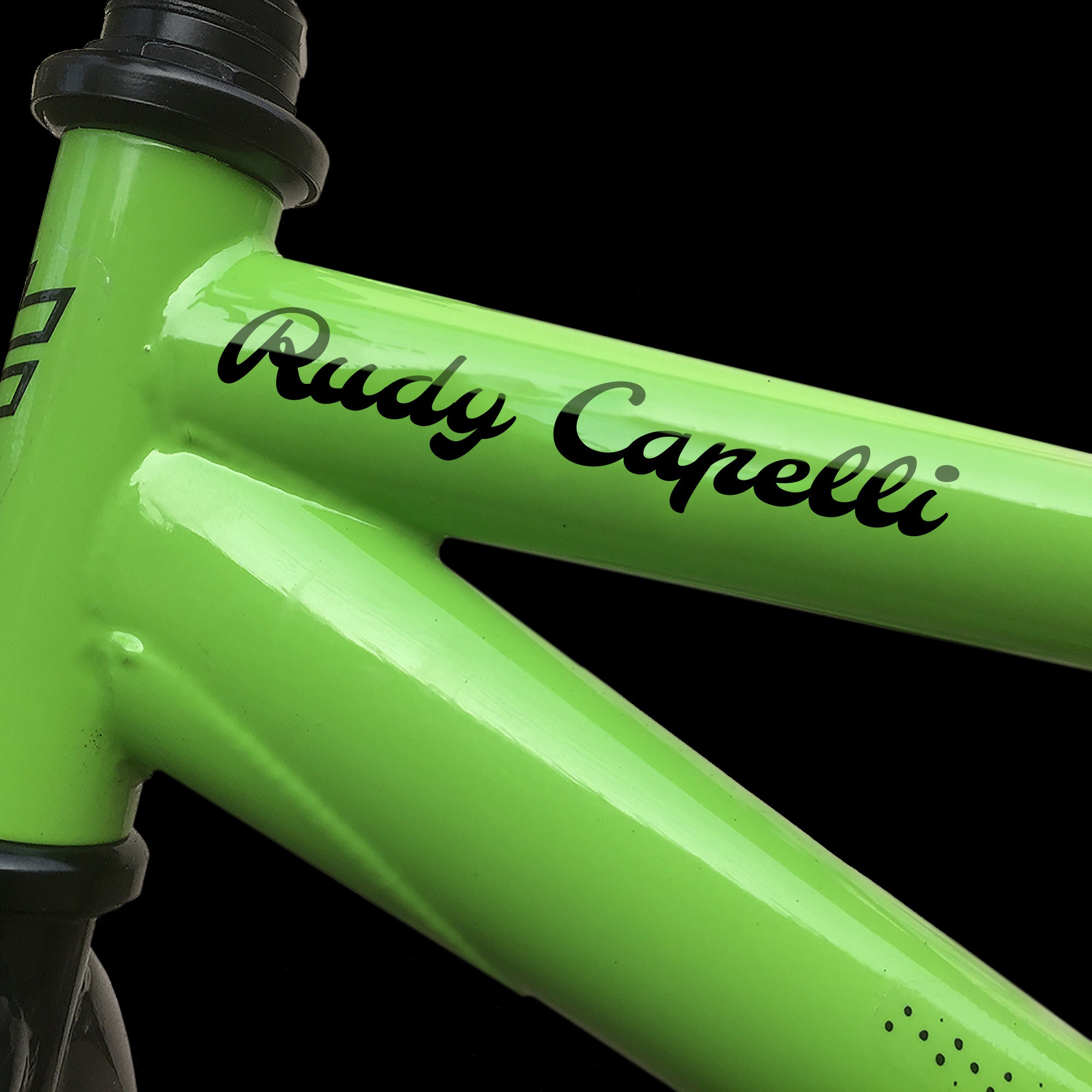 Bike Decal Bike Frame Name Decal Mountain Biking Sticker Vinyl Etsy UK