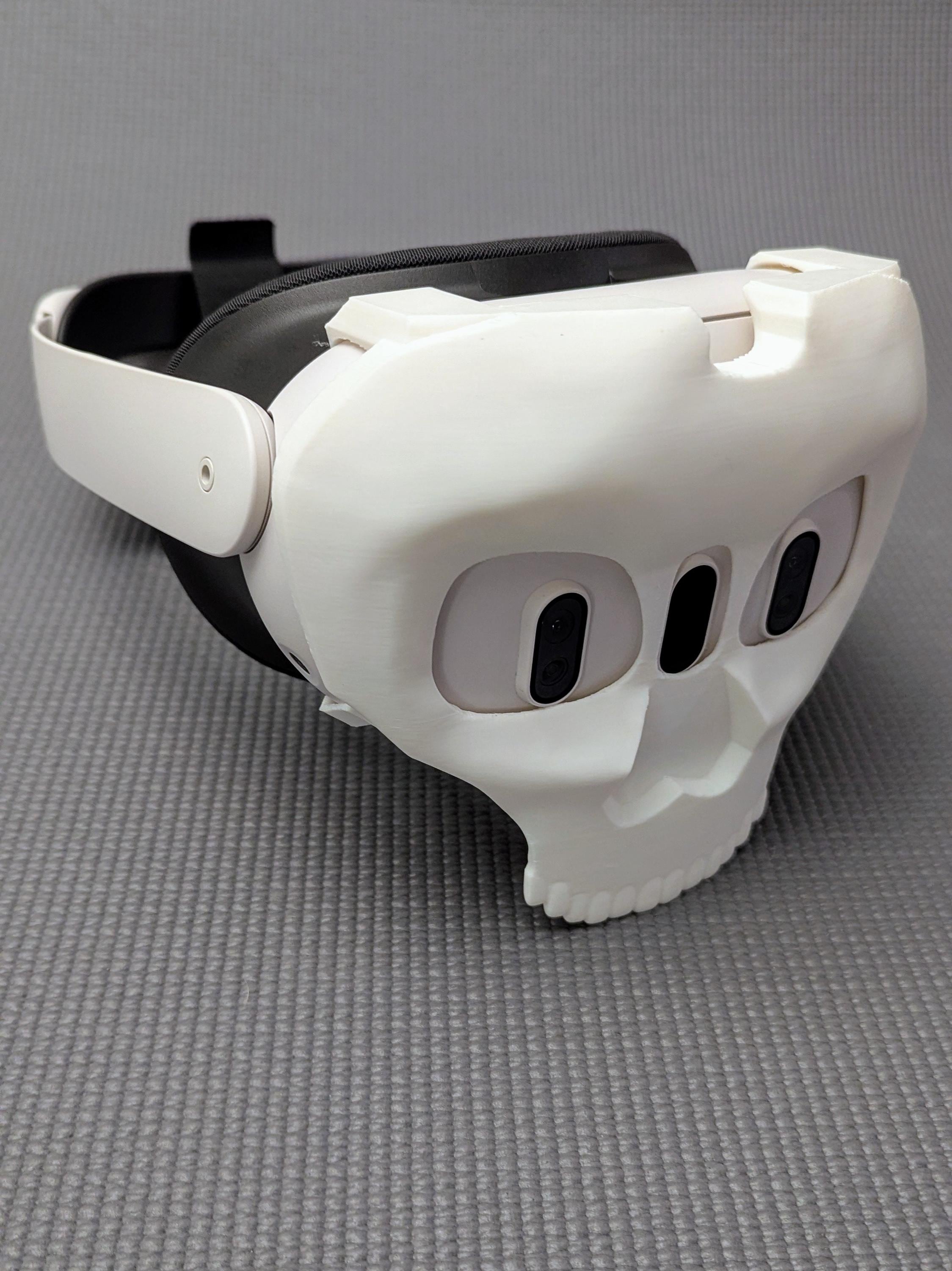 Snap on Ghost Skull Headplate for Quest 3 VR Helmet - Etsy
