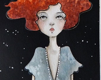 Dolled Up aquarel online les