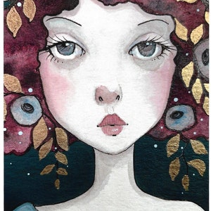 Impression d'art carte postale 5 x 7 n° 296 Oeuvres d'art, cadeaux pour elle, art postal