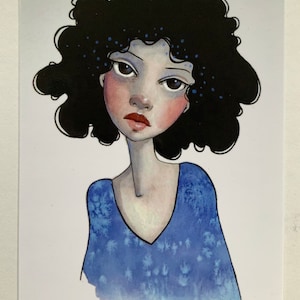 5 x 7 impressão de arte de cartão postal #284 presentes de arte para sua arte postal
