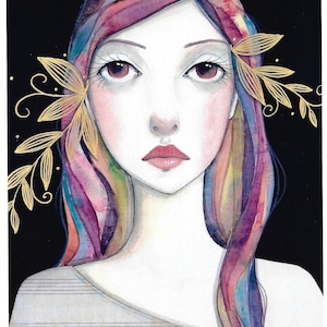 Stampa artistica di cartoline 5 x 7 #301 Regali di opere d'arte per la sua arte postale