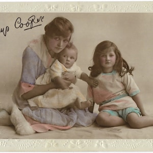 Glossy RPPC Gladys Cooper Vintage Photo Postcard Ephemera Edwardian Used #2