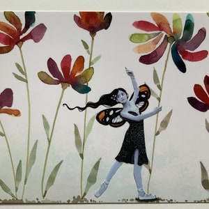 5 x 7 impressão de arte de cartão postal #283 presentes de arte para sua arte postal