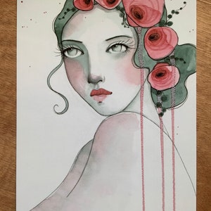 5 x 7 Postcard Print #236 Artwork Gifts For Her Mail Art