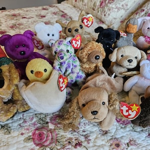 Vintage Beanie Babies | Beanie Babies | TY Beanie Babies | Vintage Toys | Vintage Stuffed Animals | Nostalgic Gifts | Gifts